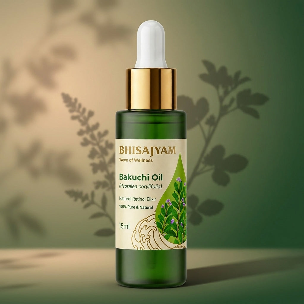 Bhisajyam Bakuchi Oil 100% pure Psoralea corylifolia