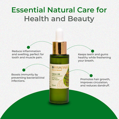 Benefits Bhisajyam Clove Essential Oil