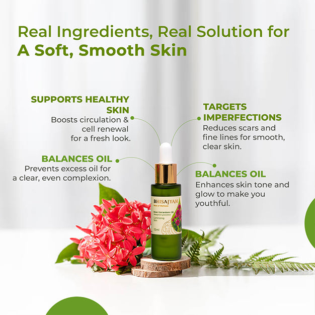 Bhisajyam Rose Geranium Essential Oil