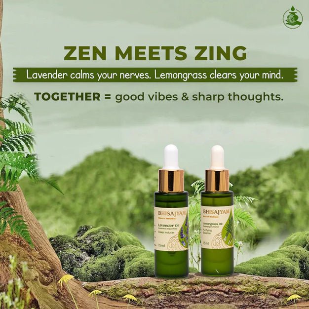 Benefits of lavender and lemongrass oil for stress relief air freshness and calming aromatherapy