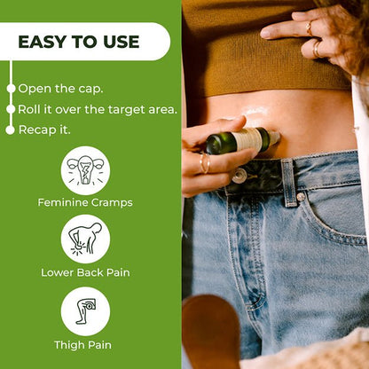 How to use Bhisajyam RTU Oil for period cramps relief massage technique