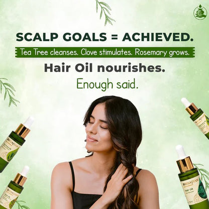 Benefits of tea tree clove hair oil and rosemary combo for hair growth dandruff control and scalp nourishment